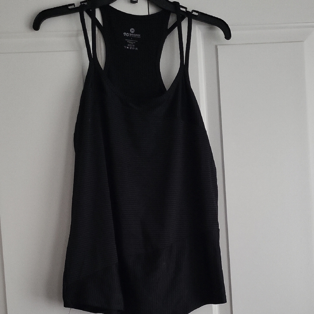 90 Degree By Reflex Black Razorback Tank Top